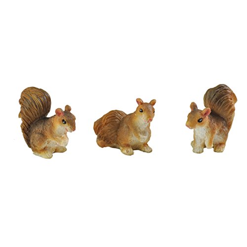 Georgetown Home & Garden Miniature Squirrels Garden Decor In Assorted Styles, Set Of 3 #TOP20
