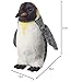 Bauer Spielwaren 'Deine Tiere mit Herz' Königspinguin stehend: Kleines Kuscheltier zum Kuscheln und Liebhaben, ideal als Geschenk, 27 cm, weiß-grau (12524)