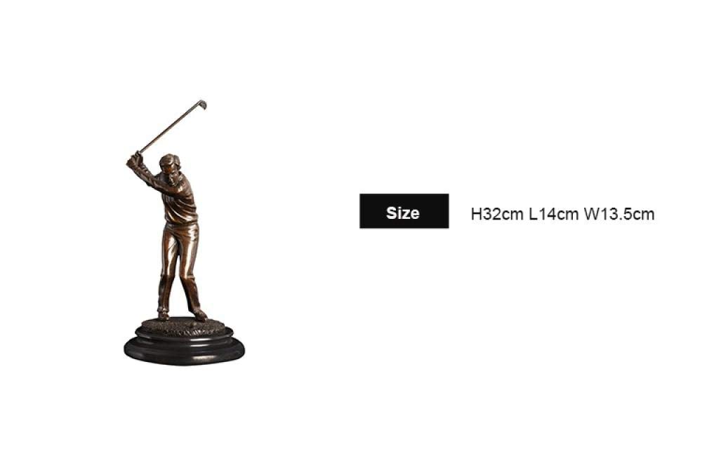 Amazon.co.jp: 彫刻 ブロンズスポーツアート男性置物ブロンズ男性像