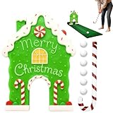 Generisch Golfspiele Für Kinder | Weihnachtliches Tragbares Wiederverwendbares | Golfspiel Mit Bällen Und Zuckerstangen - Für Outdoor Events Versammlungen Party Feier Geburtstag Feiertag Interaktion