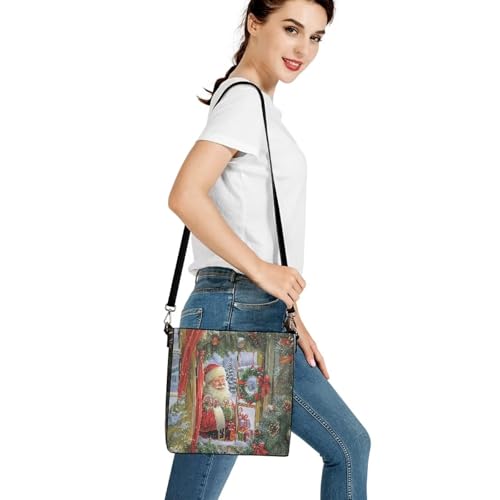 Image of HUGS IDEA Hoho Bag for Women Crossbody Purse Leather Handbags Laides Shoulder Bags