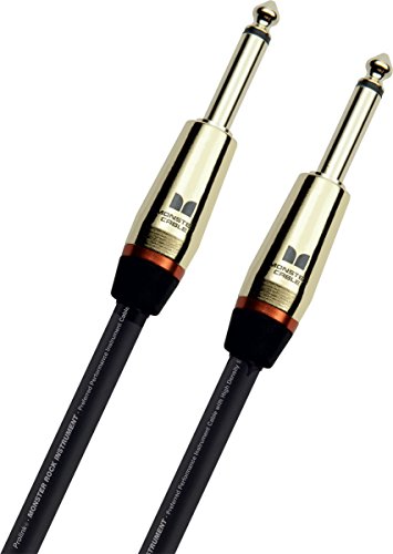 Monster Rock Instrument Cable (21 feet/6.4 Meters) - Straight 1/4” Plugs