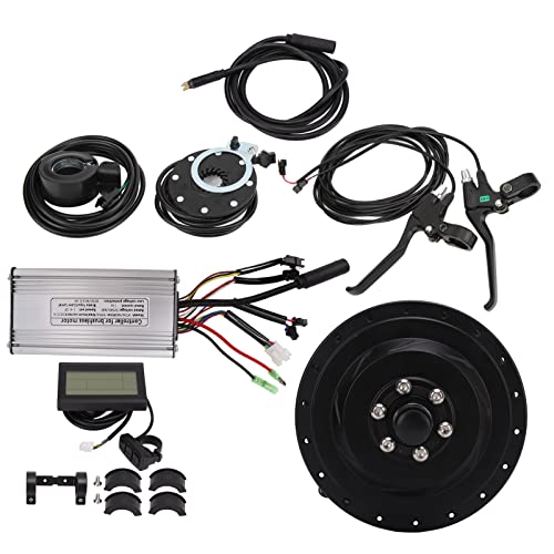 SUNGOOYUE Kit de conversão de bateria de bicicleta de 48V 500W, motor de cubo de roda dianteira de b