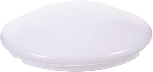 USHOBE Pantalla de luz de techo de plástico para placa de techo, pantalla de vidrio de hongo de ópalo blanco para lámpara de techo, reemplazo para