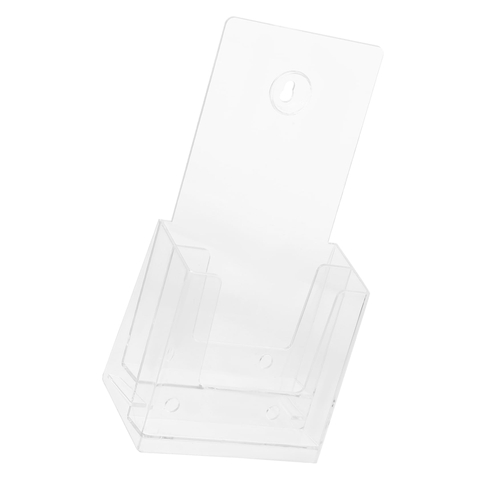 Artibetter 5 Piezas Soporte Folletos Acrílico Transparente de Pared y Escritorio Organizador de Literatura Multi Oficina y Estudio