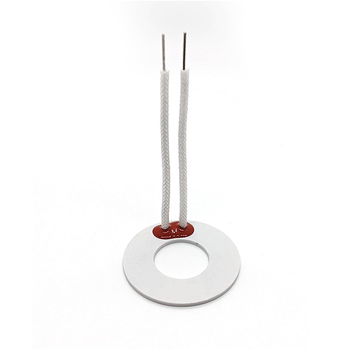 5Pcs Alumina Ceramic Heating Ring 92-96% Al2O3 High Temp Metal Ceramics Heater Elements(6x40mm 12V)