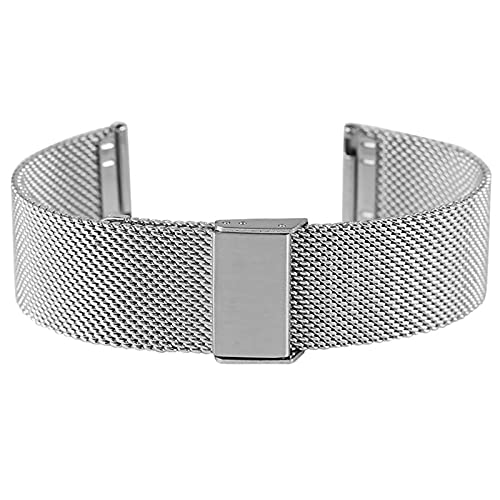 Sangle de montre interchangeable en acier inoxydable avec boucle à crochet - 3