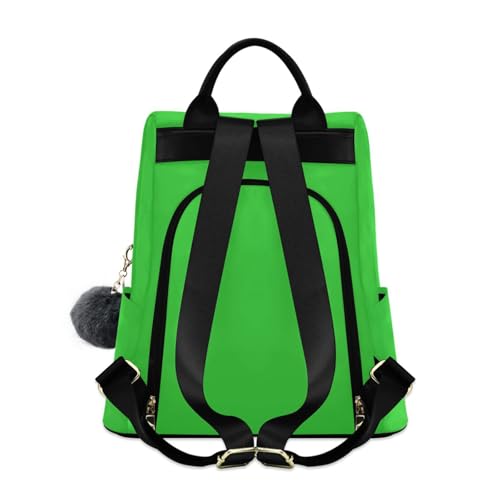 Sac à dos vert citron contre le vol avec fermeture éclair dans le dos - 2