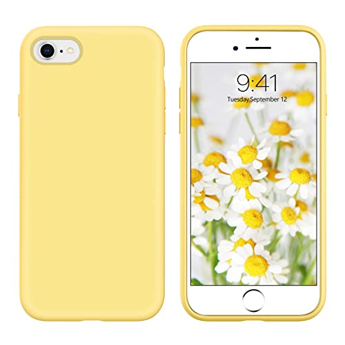 DUEDUE Coque pour iPhone 7/8/SE, Silicone Militaire Antichoc, Doublure Coque de Téléphone pour iPhone 7/8/SE Protection Ecran Intégrale,Toucher Confortable...