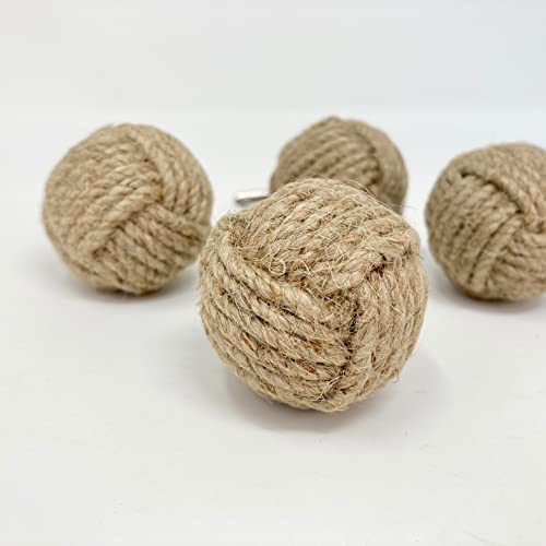 Miniatura 8 de Knobs By Blossom Pomo De Cuerda De Yute Para Decoración Del Hogar, Cajón Para Niños Marrón