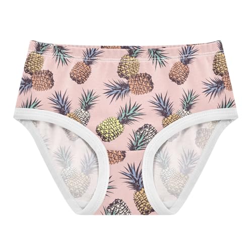 Girls' Underwear Pineapple Cotton Stretch Comfort Toddler Panties