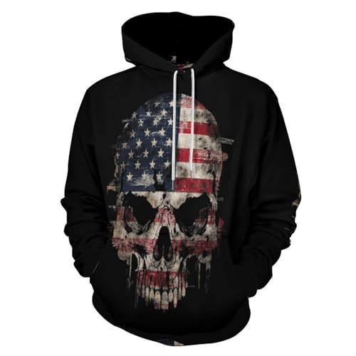Pull de crâne noir créatif homme pour rompre avec la monotonie vestimentaire