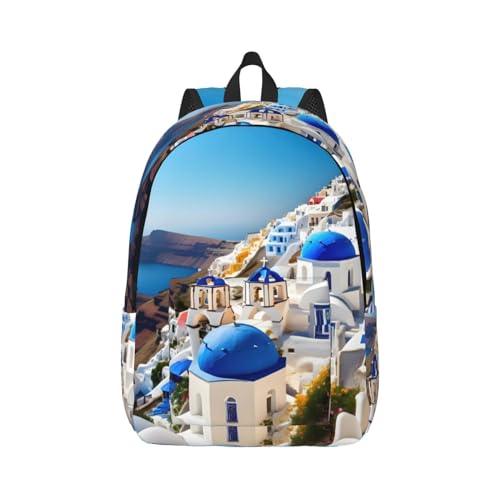 Sac à dos Santorin KoNsev - Design évasion grecque pour le quotidien