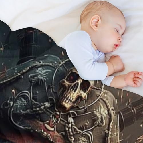 Manta de pirata cálida para cama y sofá con forro polar 130x180 4