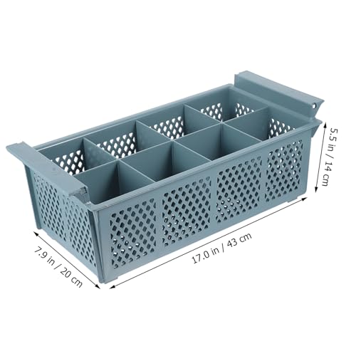 Panier de rangement 8 compartiments pour résoudre le désordre des couverts - 3