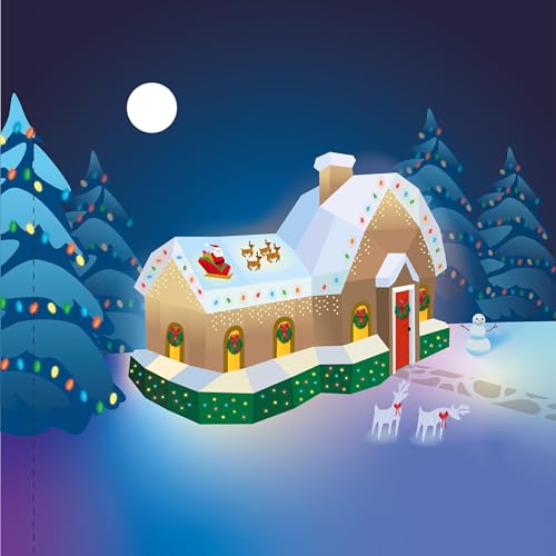 Paint by Sticker Kids: Holly Jolly Christmas: Create 10 Pictures One Sticker at a Time! Includes Gli