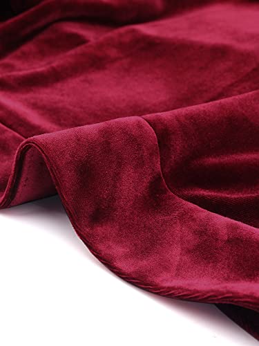 Image of Allegra K Women's Long Sleeve Velvet Shrug Cocktail Party Open Front Cropped Bolero Cardigan Top
