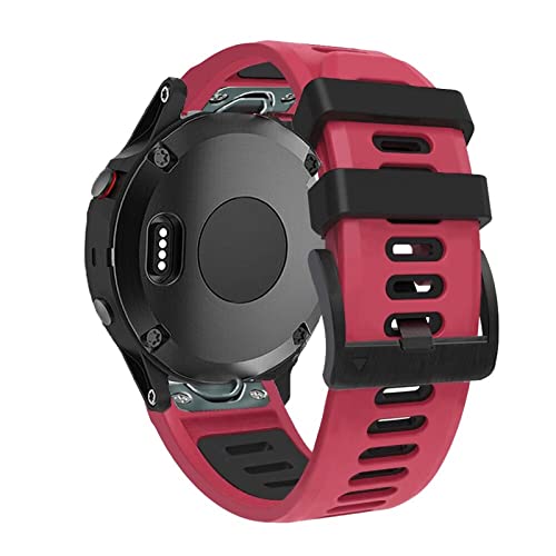 Bracelet silicone libération rapide 22mm compatible Garmin Descent MK1 et MK2i agate - 3