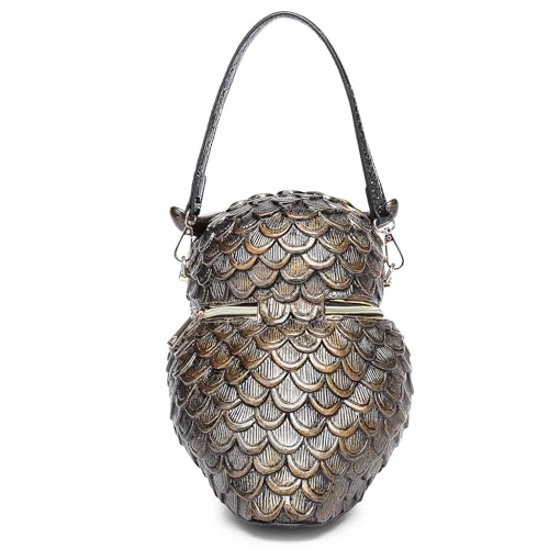 Men Unique Novelty Crossbody Shoulder Bag Handbag Women PVC Weird Halloween Owl Purse3