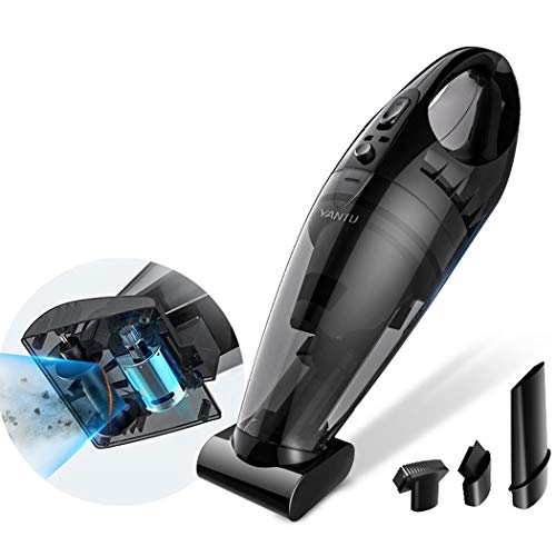 HUIFANG Nuevo Aspirador De Coches Inalámbrico Portátil para El Hogar, Mojado Y Seco, Aspirador Portátil De Alta Potencia (Color : Negro)