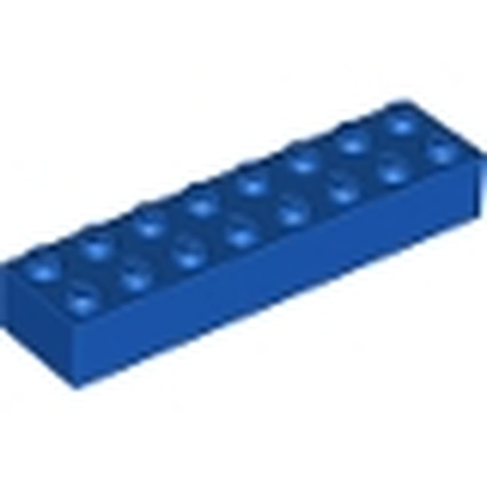 LEGO Brick 2 x 8 – Choose Your Colour (Part 3007) (Blue, 2, count)
