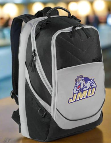 Image of Broad Bay James Madison University Backpack | Official JMU Dukes Logo, Padded Laptop Computer Section, Premium 600 Denier Nylon Fabric,