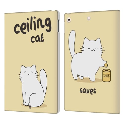 Housse chat de plafond en cuir avec support pour tablette iPad 10.2