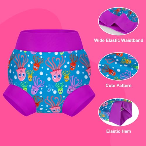 Image of BIG ELEPHANT Baby Swim Diapers 3-Pack, Reusable Swimming Diapers