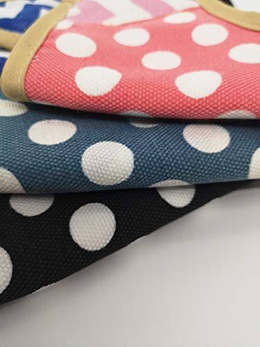 Image of Cat Harness and Leash for Walking Escape Proof, Adjustable Cat Vest Harness, Padded Stylish Cat Walking Jackets, Polka Dot Blue, X-Small