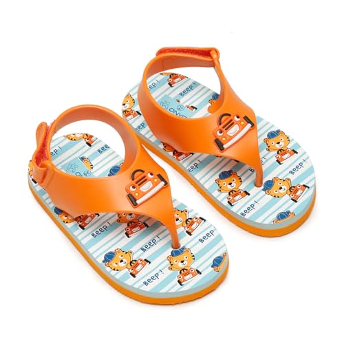 Image of ONYC Flip Flop Slippers for Baby Girl and Baby Boy, Indoor and Outdoor Slipper for Kids with Strap