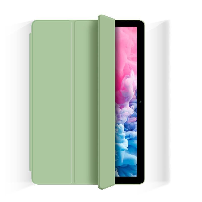 Étui Lenovo IdeaTab Pro TB373FU 12.7 pouces 2025 vert matcha en silicone et cuir