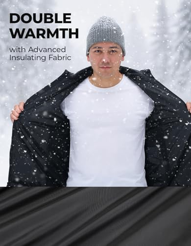 KEMIMOTO Thermal-Reflective Heated Vest for Women & Men, Soft Warm Golf Winter Vest with Battery Pack Included3