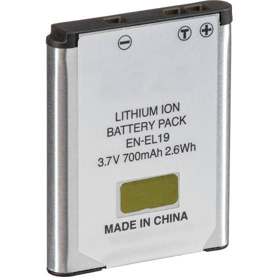 Rechargeable Li-Ion Battery for Nikon EN-EL19 (3.7V. 700 mAh) (B0BBD2R7CM) Amazon Price History, Amazon Price Tracker