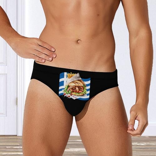 Greek Gyros Mens Swim Briefs Sexy Bikini Swimwear Bathing Suits Trunks4
