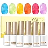 Nail Bubble Gel – Bequemes, Durchscheinendes Nagelgel Für Frauen | Halbtransparente, Langlebige Maniküre-Kosmetik Für Anfänger, Profis, Zuhause, Hochzeit, Treffen, Reisen, Dating, Pendeln