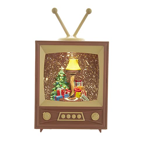 A Christmas Story 8.5-inch Battery-Operated LED Musical Television Table Piece