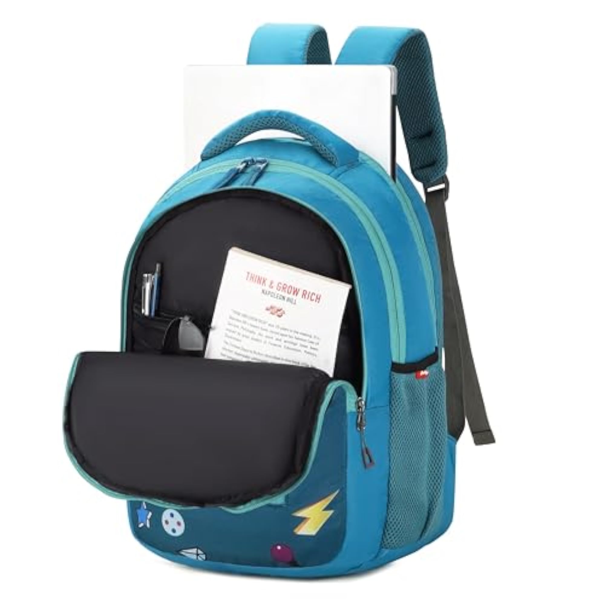 Printed Backpack for Kids, Blue