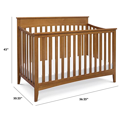Davinci Grove 4-In-1 Convertible Crib In Chestnut, Greenguard Gold Certified #TOP6
