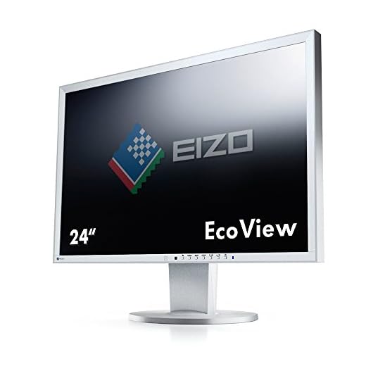 Eizo Flecan EV2416W-FSGY - Monitor de 24" 720 x 400, 1024 x 768 (xga), 1280 x 1024 (sxga), 1600 x 1200 (uxga), 1680 x 1050 (wsxga+), 1920 x 1200 (wuxga), 640 x 480 (vga), 800 x 600 (svga) con tecnología LED, color gris