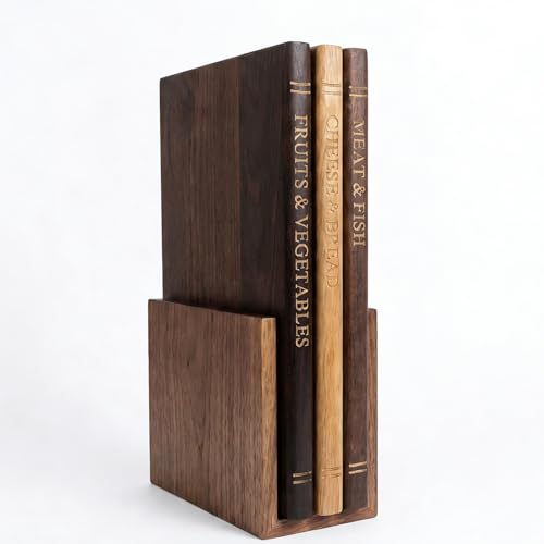 Tagliere a Forma di Libro, Set Taglieri in Legno 3 Pezzi con Supporto, 3 Colori Diversi Inclusi, Tagliere Cucina per Pane, Formaggi, Salumi, Carne e Verdure