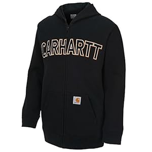 Carhartt Boys’ Zip-up Hooded Long Sleeve Sweatshirt