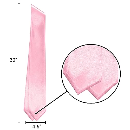 Image of Plain Graduation Stole Sash 60 Inch Unisex Adults Solid