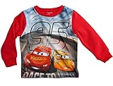 Top aktuelles Design Cars 3 Pullover Jungen Disney Lightning McQueen (Rot, 128)