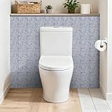 Azulejos Adhesivos 17X23CM Azul-Violeta Vinilos Azulejos Cocina Vinilos Para Baños Losetas Vinilo para Paredes Suelo Vinilo Autoadhesivo,Protector Salpicaduras Cocina