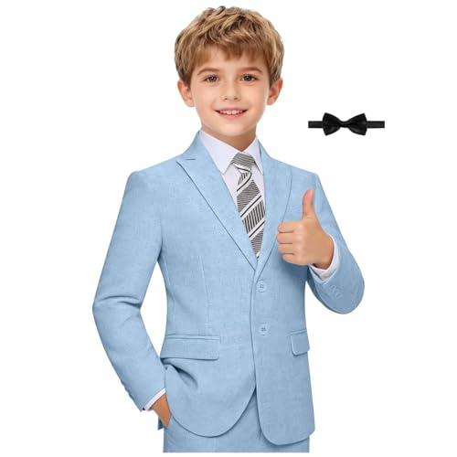 TAMIFLY �{�[�C�Y���l���X�[�c �X�����t�B�b�g 5�s�[�X �J�W���A���E�F�f�B���O�^�L�V�[�h�X�[�c �j�̎q�p �y�ʃW���P�b�g�p���c�Z�b�g �v�����X�[�c�p, ���C�g�u���[, 6