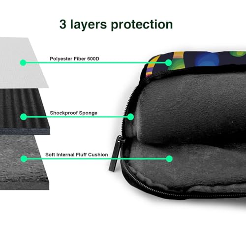 Maletín para portátil 15.6 pulgadas impermeable con diseño colorido miniatura 5