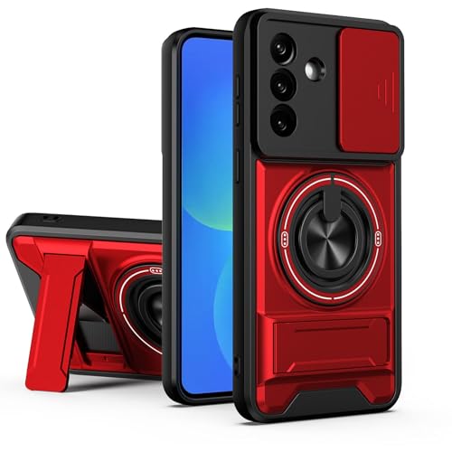 Coque Samsung Galaxy A55 5G rouge antichoc et silicone rigide