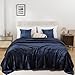 Navy Blue Fleece Throw Blanket for Couch Chair Sofa, Soft Warm Fuzzy Cozy Blankets for Women Men, 300GSM Room Decor Flannel Microfiber Blankets for All Seasons, 50x60 Inches