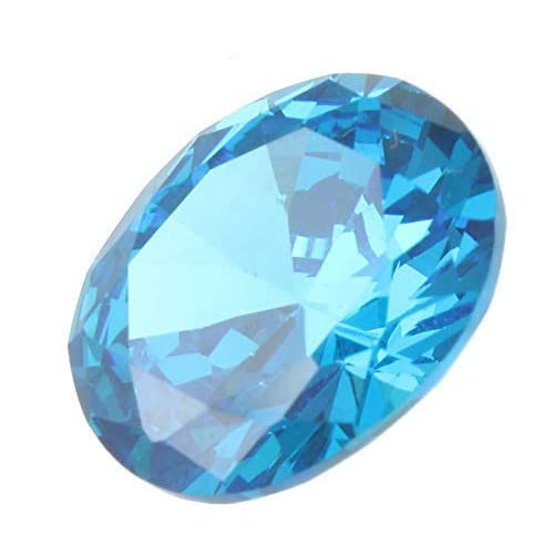 Circonita azul de 10.25 ratti de alta pureza y corte diamante
