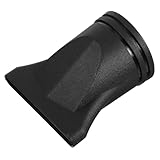 DECHOUS Universal Black Hair Dryer Concentrator Nozzle Attachment, Narrow Flat Plastic Diffuser for Salon Styling and Hairdryer Replacement Compatible Most Hair Dryers